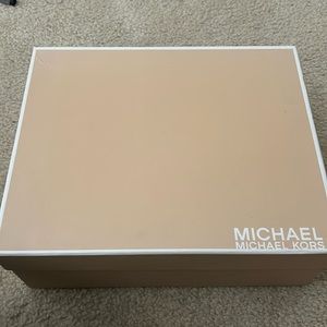 Micheal Kors Leather Ankle Boots